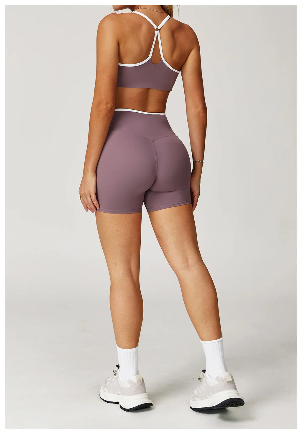 Yoga Set 2 Pieces Workout Clothes Women's Tracksuit Sportswear Gym Clothing High Waist Bell-bottoms Sexy Fitness Bta Sports Suit