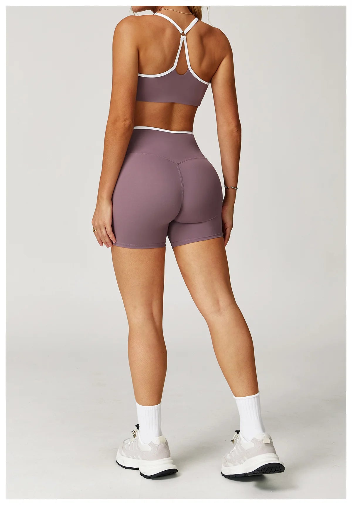 Yoga Set 2 Pieces Workout Clothes Women's Tracksuit Sportswear Gym Clothing High Waist Bell-bottoms Sexy Fitness Bta Sports Suit
