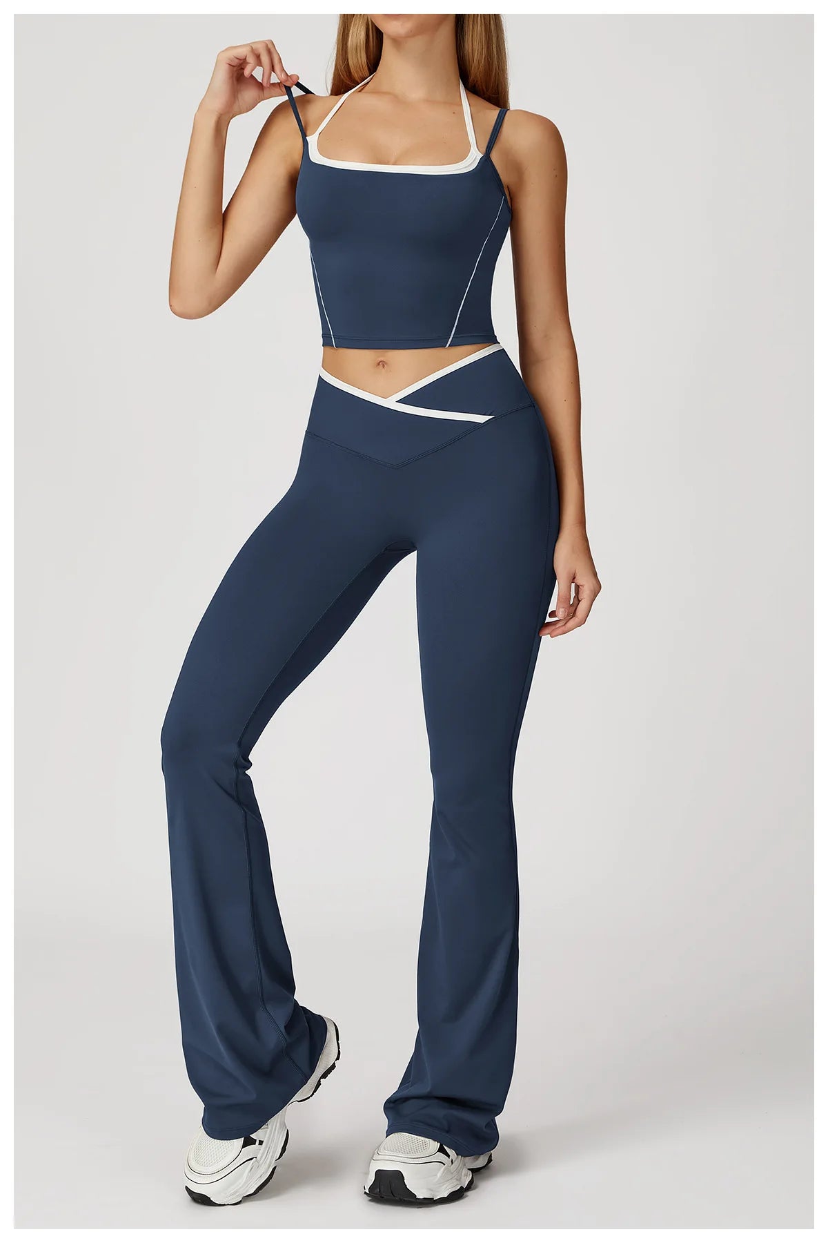 Yoga Set 2PCS Gym Workout Clothes for Women Gym Clothing Push Up Bra High Waist Leggings Sexy Fitness Sportswear Sports Suits
