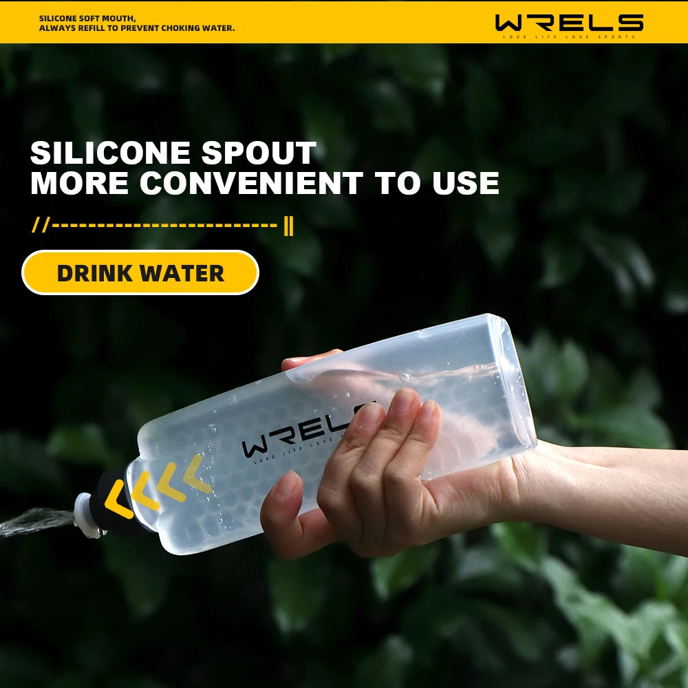 WRELS 350ml Sports Water Bottle Gym Cycling Cup Portable Fitness Outdoor Running Cycling Bicycle Kettle Water Bottle Sports
