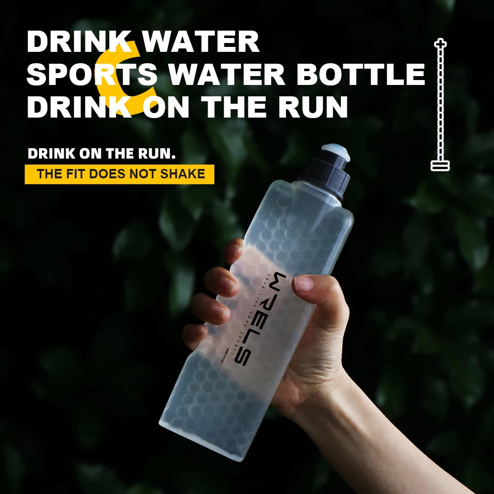 WRELS 350ml Sports Water Bottle Gym Cycling Cup Portable Fitness Outdoor Running Cycling Bicycle Kettle Water Bottle Sports