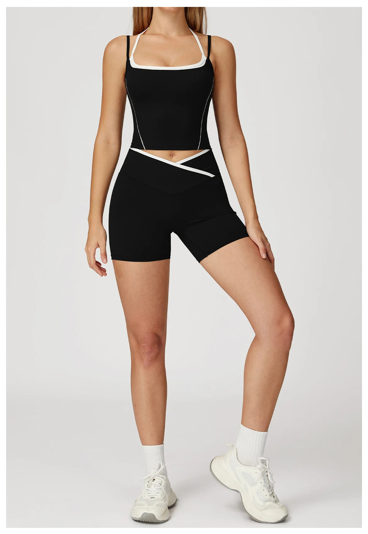 Yoga Set 2PCS Gym Workout Clothes for Women Gym Clothing Push Up Bra High Waist Leggings Sexy Fitness Sportswear Sports Suits