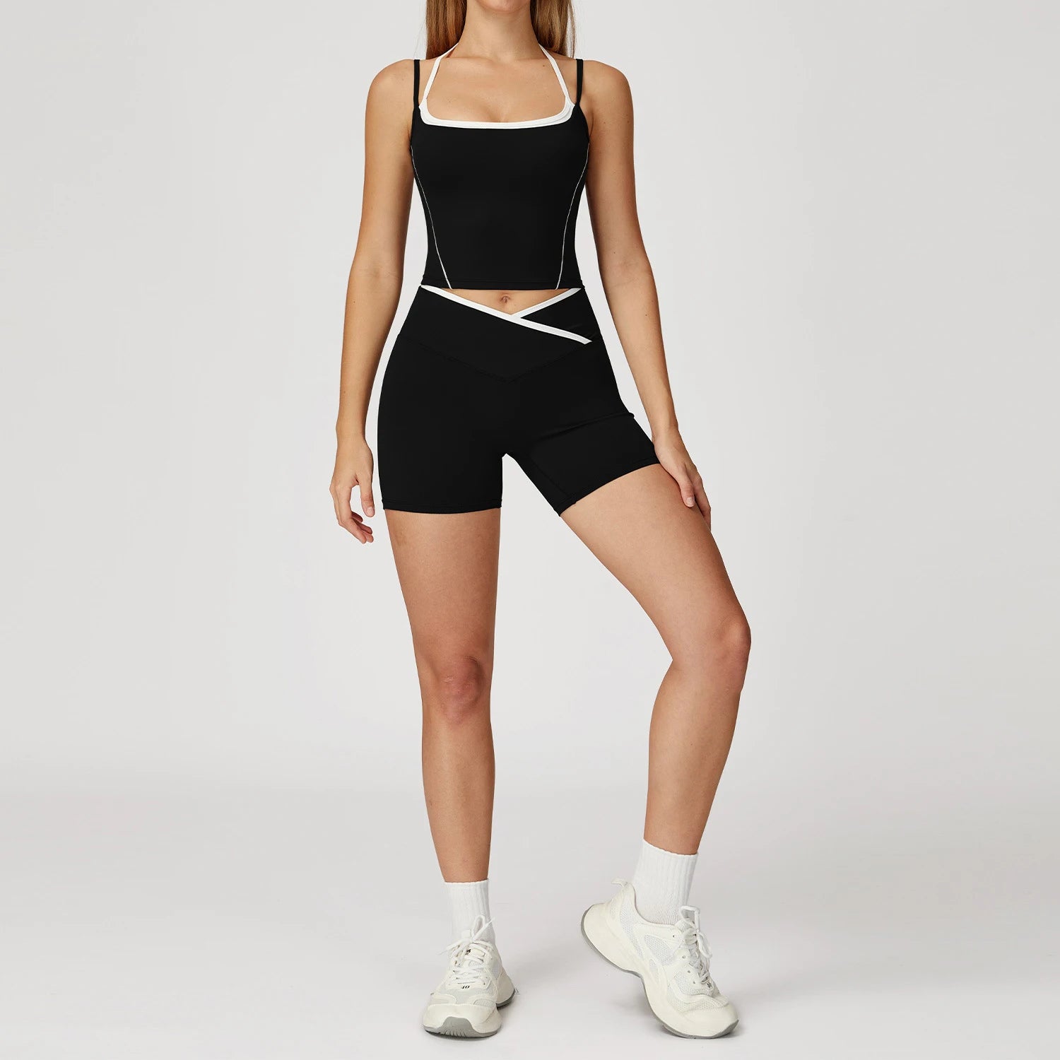 Yoga Set 2PCS Gym Workout Clothes for Women Gym Clothing Push Up Bra High Waist Leggings Sexy Fitness Sportswear Sports Suits