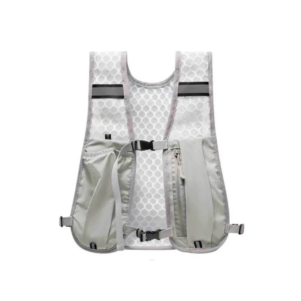 2026 Running Water Bottle Storage Vest Lightweight Running Vest Reflective Hydration Water Chest Pack With Phone Holder