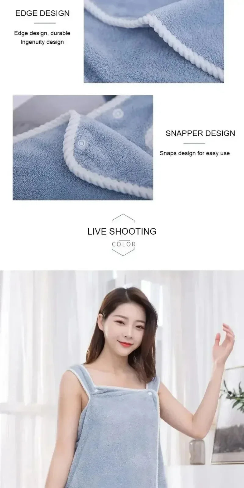 80*133Cm Womens Bath Towels Girls Wearable Fast Drying Bathing Beach Spa Bathrobes Wash Clothing Shower Bath And Gym Towel