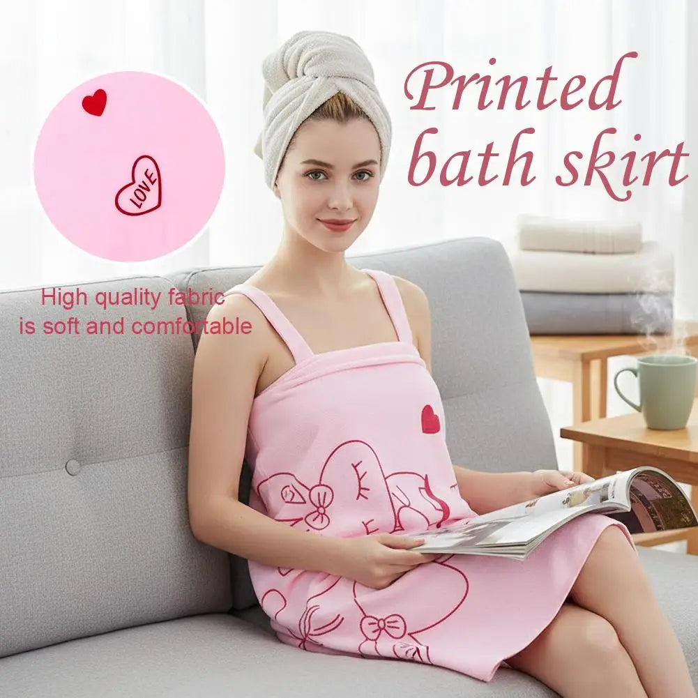 Womens Bath Towels Girls Wearable 80*135 CM Fast Drying Bathing Beach Spa Bathrobes Shower Thickened Bathrobe Women Bath Towel
