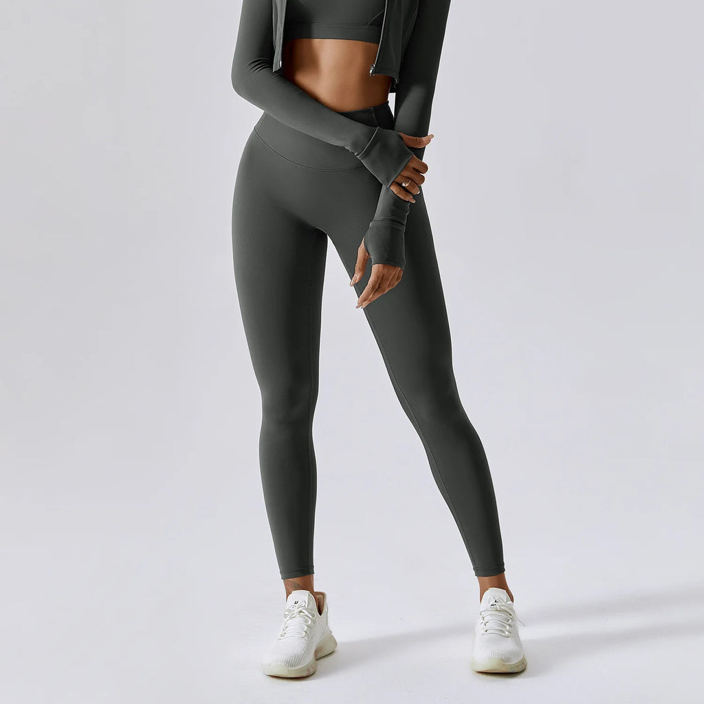Yoga Set 2 Piece Women Sportswear Workout Clothes Women Sport Set Suits For Fitness Cross Back Bra Seamless Gym Push Up Leggings