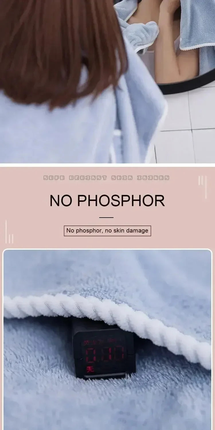 Womens Bath Towels Girls Wearable Fast Drying Bathing Beach Spa Bathrobes Wash Clothing, Shower Bath And Gym Towel