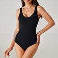 Sexy Women Yoga Suit Jumpsuit Sleeveless High Elasticity Quick Drying Breathable Jumpsuit Shorts Backless Sportswear Solid Color