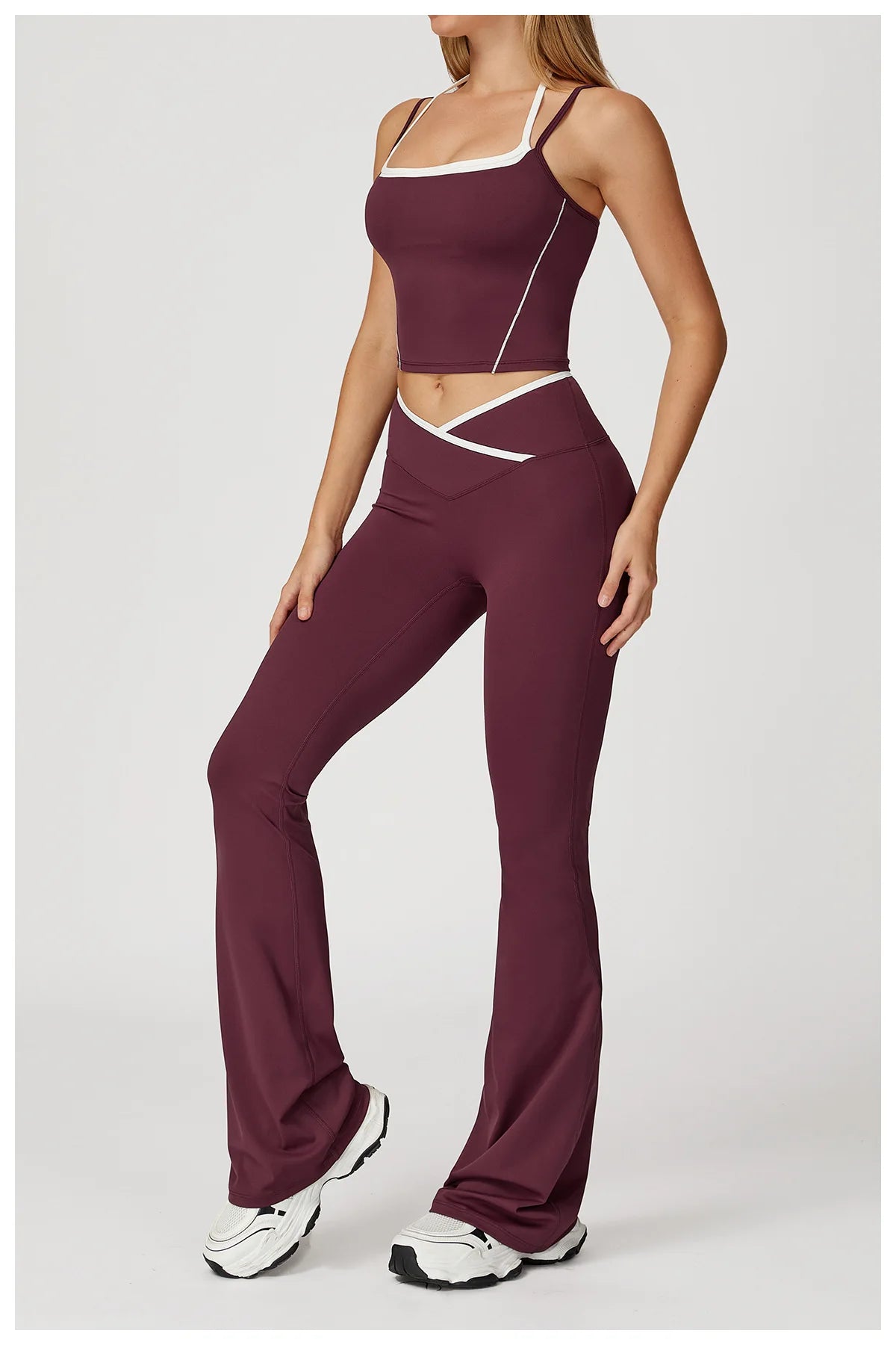 Yoga Set 2PCS Gym Workout Clothes for Women Gym Clothing Push Up Bra High Waist Leggings Sexy Fitness Sportswear Sports Suits