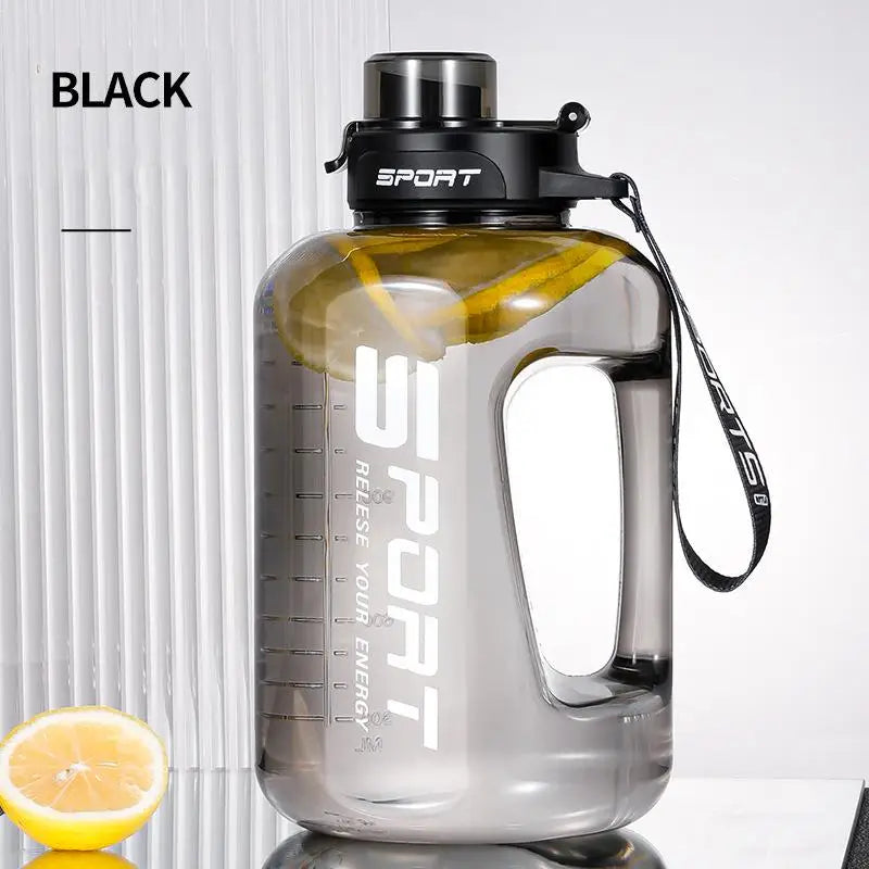 2.5L Large Capacity Water Bottle,Leakproof,Heat-Resistant Perfect for Gym, Hiking, Camping,Travel for Men & Women Fitness Bottle