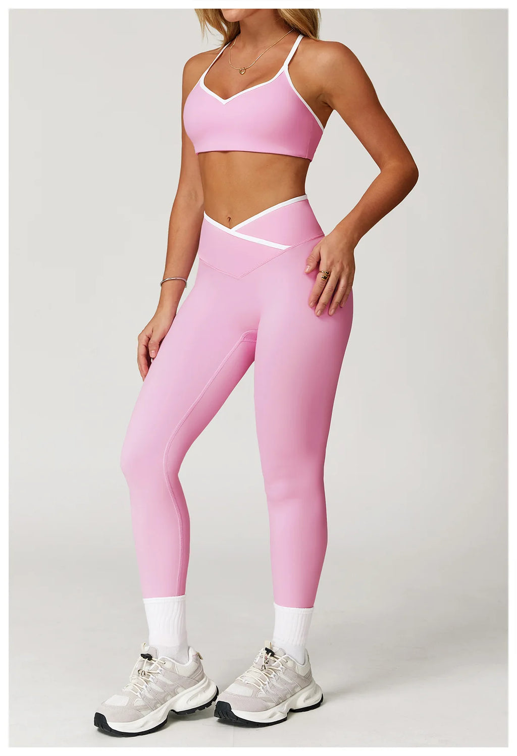 Yoga Set 2 Pieces Workout Clothes Women's Tracksuit Sportswear Gym Clothing High Waist Bell-bottoms Sexy Fitness Bta Sports Suit