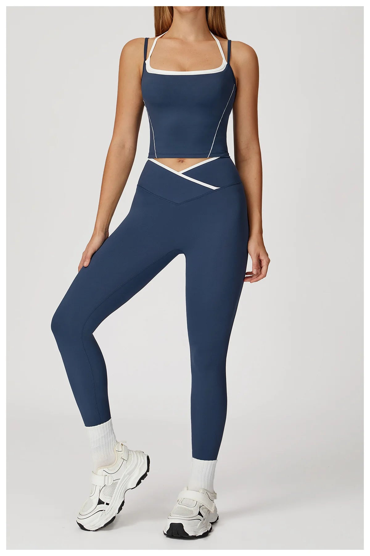Yoga Set 2PCS Gym Workout Clothes for Women Gym Clothing Push Up Bra High Waist Leggings Sexy Fitness Sportswear Sports Suits