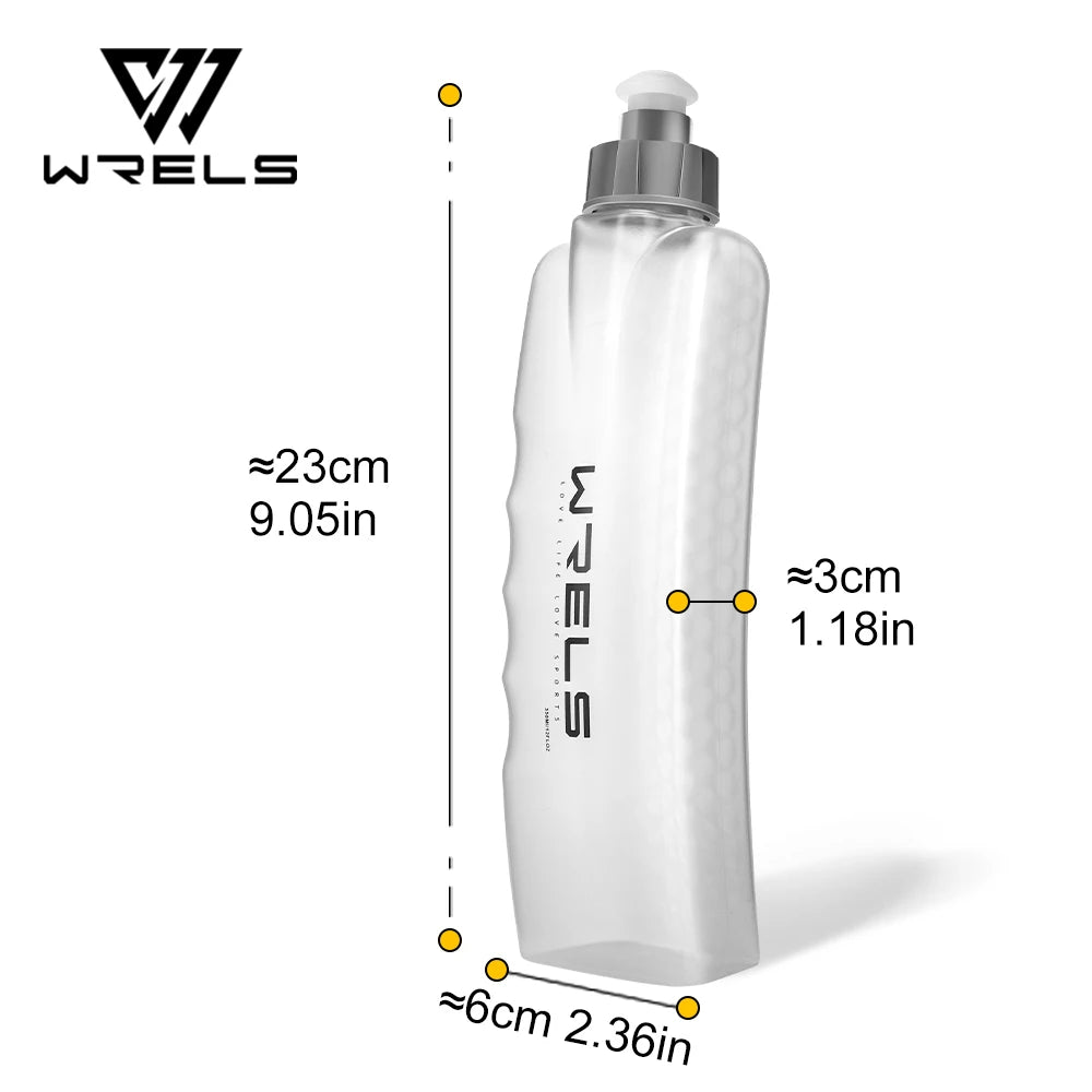 WRELS 350ml Sports Water Bottle Gym Cycling Cup Portable Fitness Outdoor Running Cycling Bicycle Kettle Water Bottle Sports