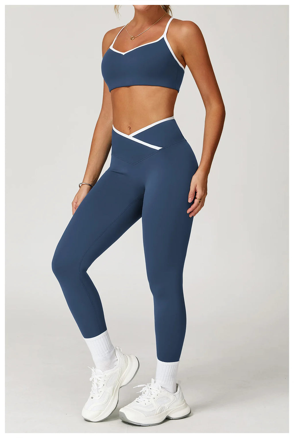 Yoga Set 2 Pieces Workout Clothes Women's Tracksuit Sportswear Gym Clothing High Waist Bell-bottoms Sexy Fitness Bta Sports Suit
