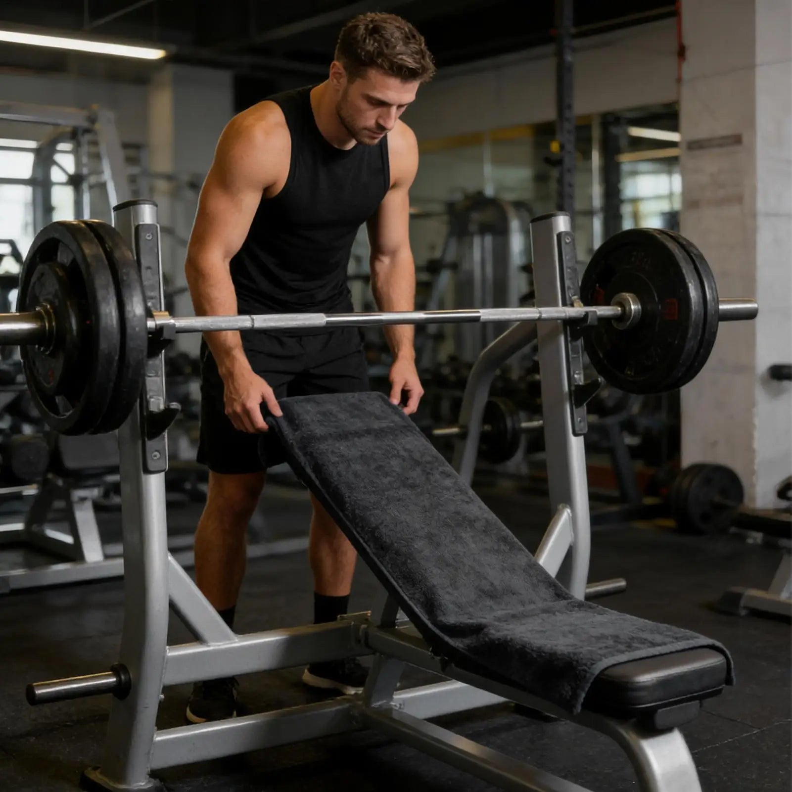 Microfiber High Absorbency Gym Towels Sweat Towels for Fitness, Yoga, Tennis, Sports, Exercise, Pilates, Yoga Mat Cover