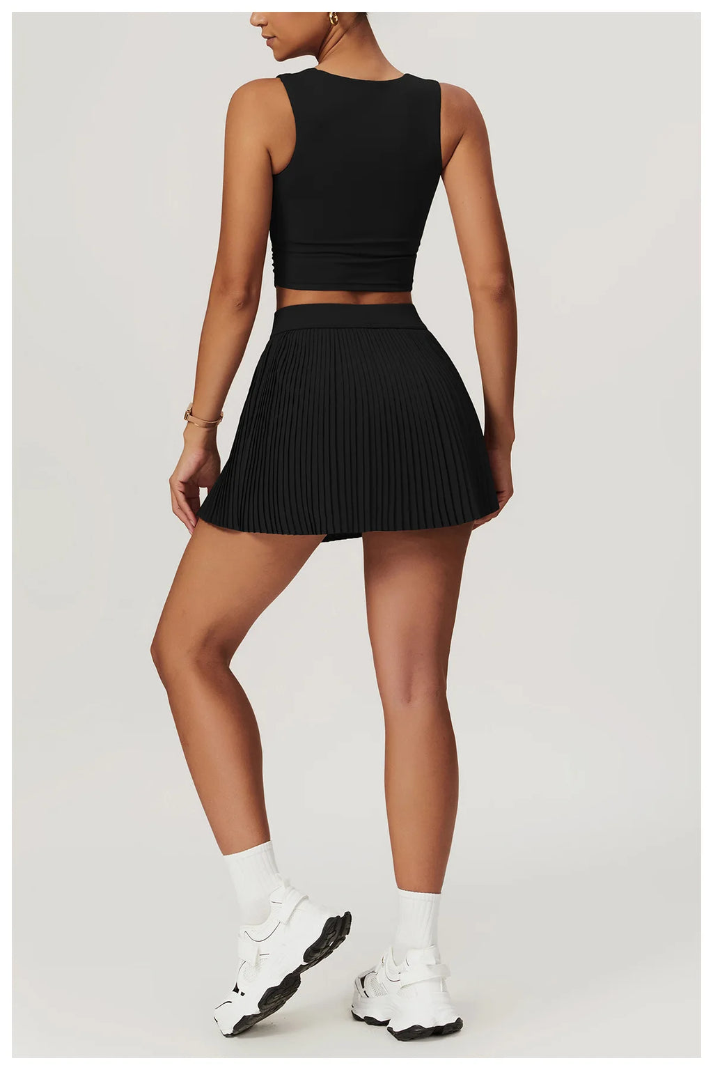 Yoga Sets Workout Sets for Women 2 Pieces Gym Suits Long Sleeved Outfits Zipper Fitness Jacket Running Short Skirt Sportswear