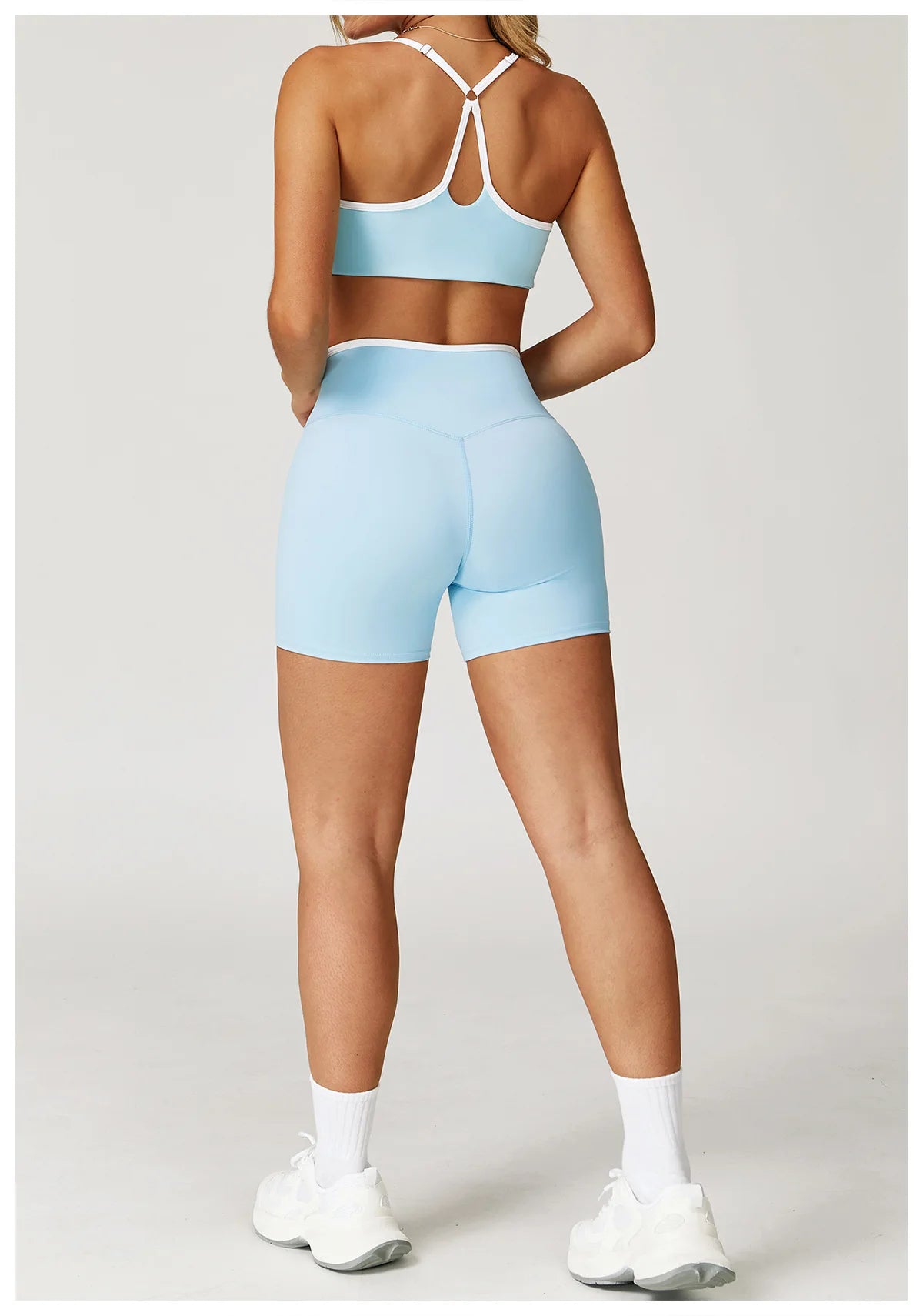 Yoga Set 2 Pieces Workout Clothes Women's Tracksuit Sportswear Gym Clothing High Waist Bell-bottoms Sexy Fitness Bta Sports Suit