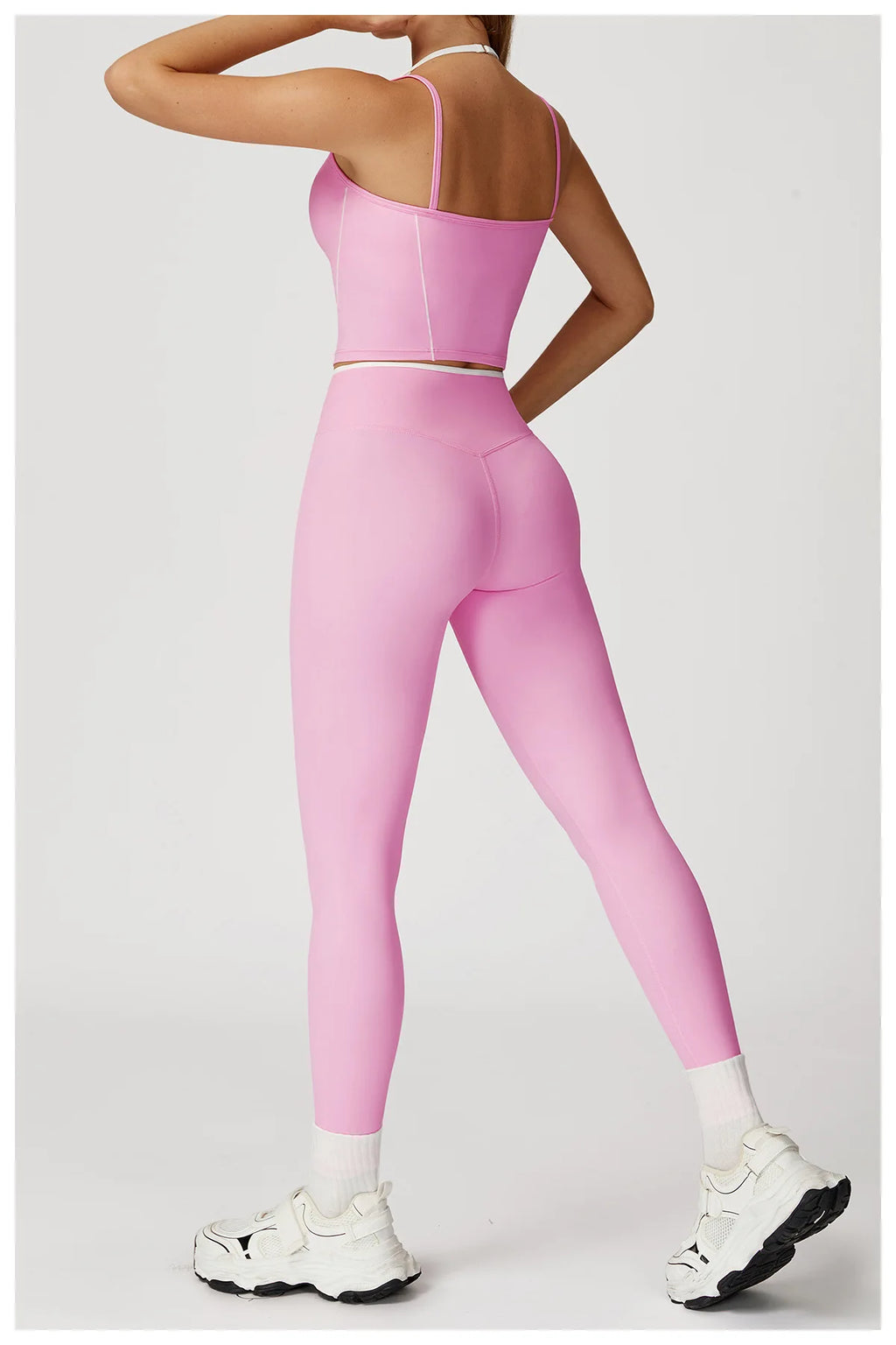 Yoga Set 2PCS Gym Workout Clothes for Women Gym Clothing Push Up Bra High Waist Leggings Sexy Fitness Sportswear Sports Suits