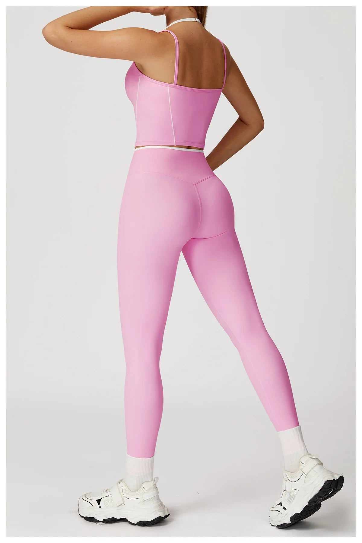 Yoga Set 2PCS Gym Workout Clothes for Women Gym Clothing Push Up Bra High Waist Leggings Sexy Fitness Sportswear Sports Suits