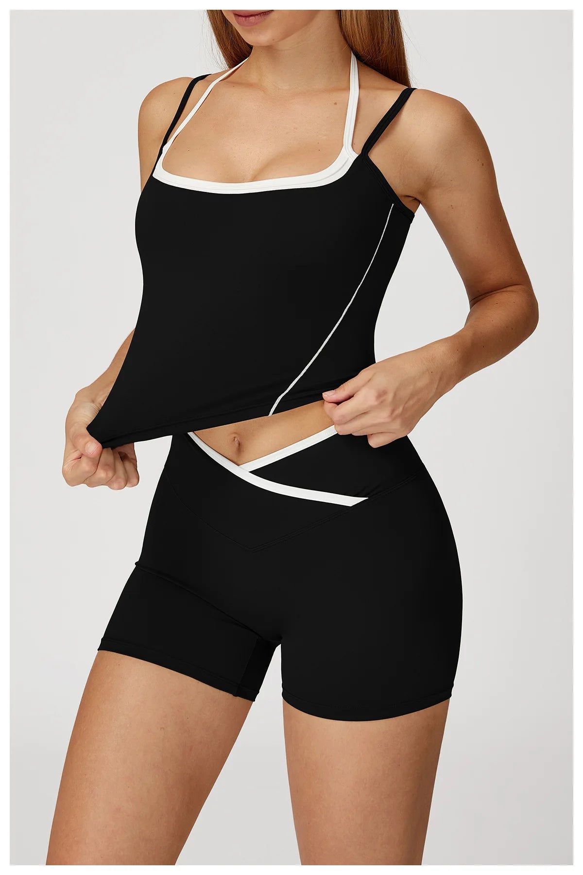 Yoga Set 2PCS Gym Workout Clothes for Women Gym Clothing Push Up Bra High Waist Leggings Sexy Fitness Sportswear Sports Suits