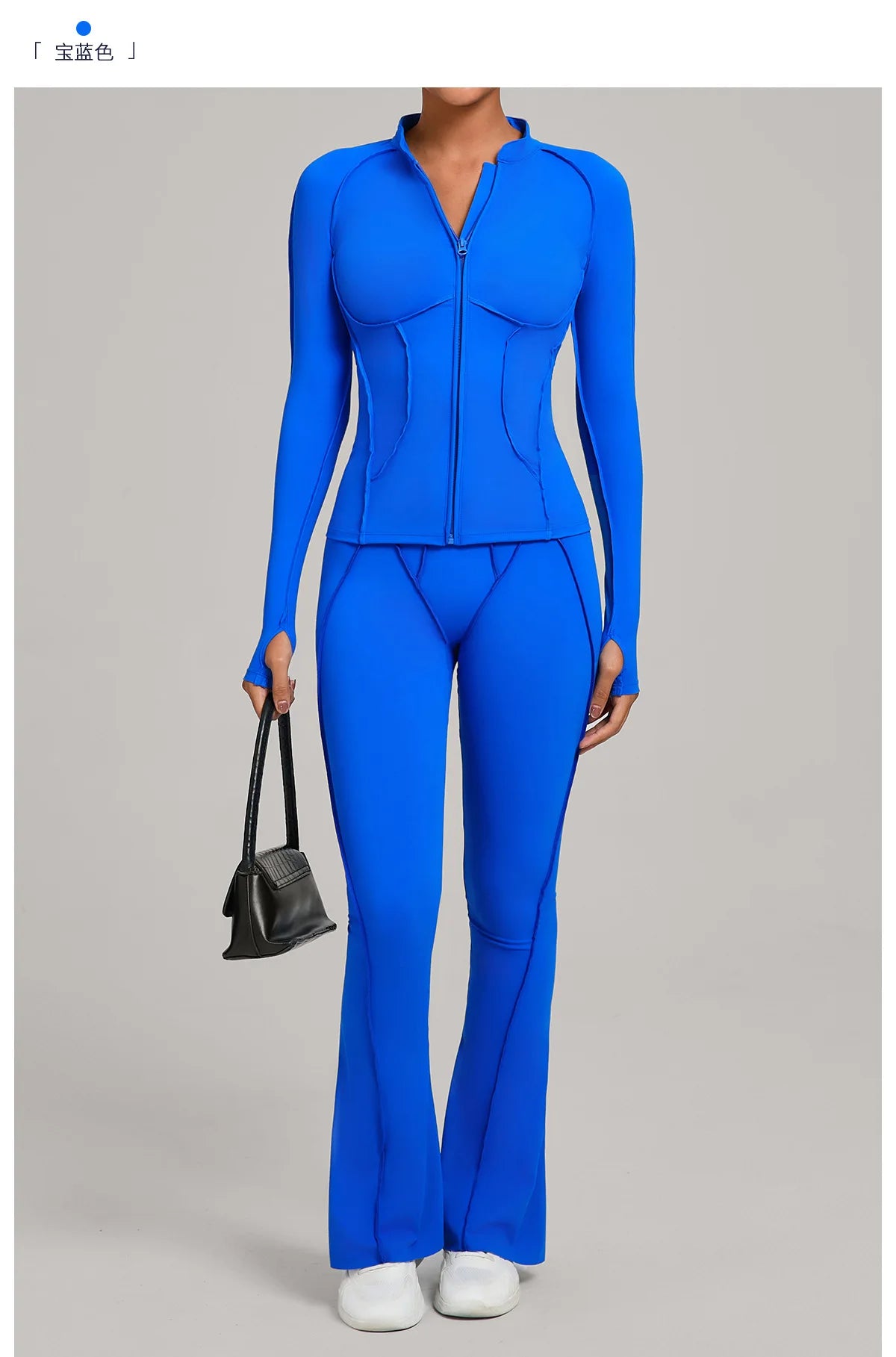 Gym Casual Yoga Set for Women Outdoor Running Fitness Outfit Autumn Winter Tight Sports Three-Piece Set Zipper Coat+bras+pants