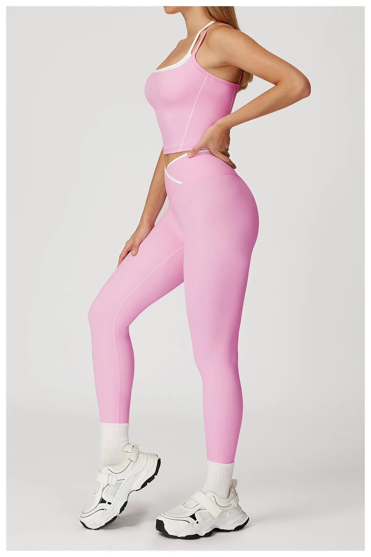 Yoga Set 2PCS Gym Workout Clothes for Women Gym Clothing Push Up Bra High Waist Leggings Sexy Fitness Sportswear Sports Suits