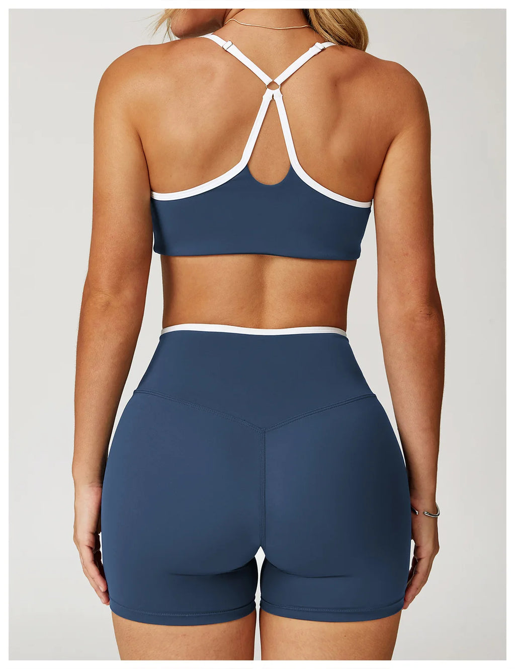Yoga Set 2 Pieces Workout Clothes Women's Tracksuit Sportswear Gym Clothing High Waist Bell-bottoms Sexy Fitness Bta Sports Suit