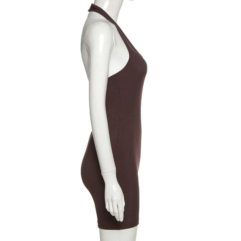 Seamless Yoga Jumpsuits Sports Fitness Sexy Open Back Hanging Neck Short Sports Jumpsuit Shorts Gym Workout Clothes for Women