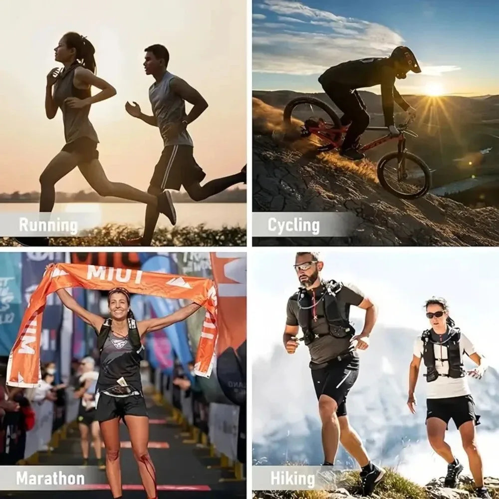 2026 Running Water Bottle Storage Vest Lightweight Running Vest Reflective Hydration Water Chest Pack With Phone Holder