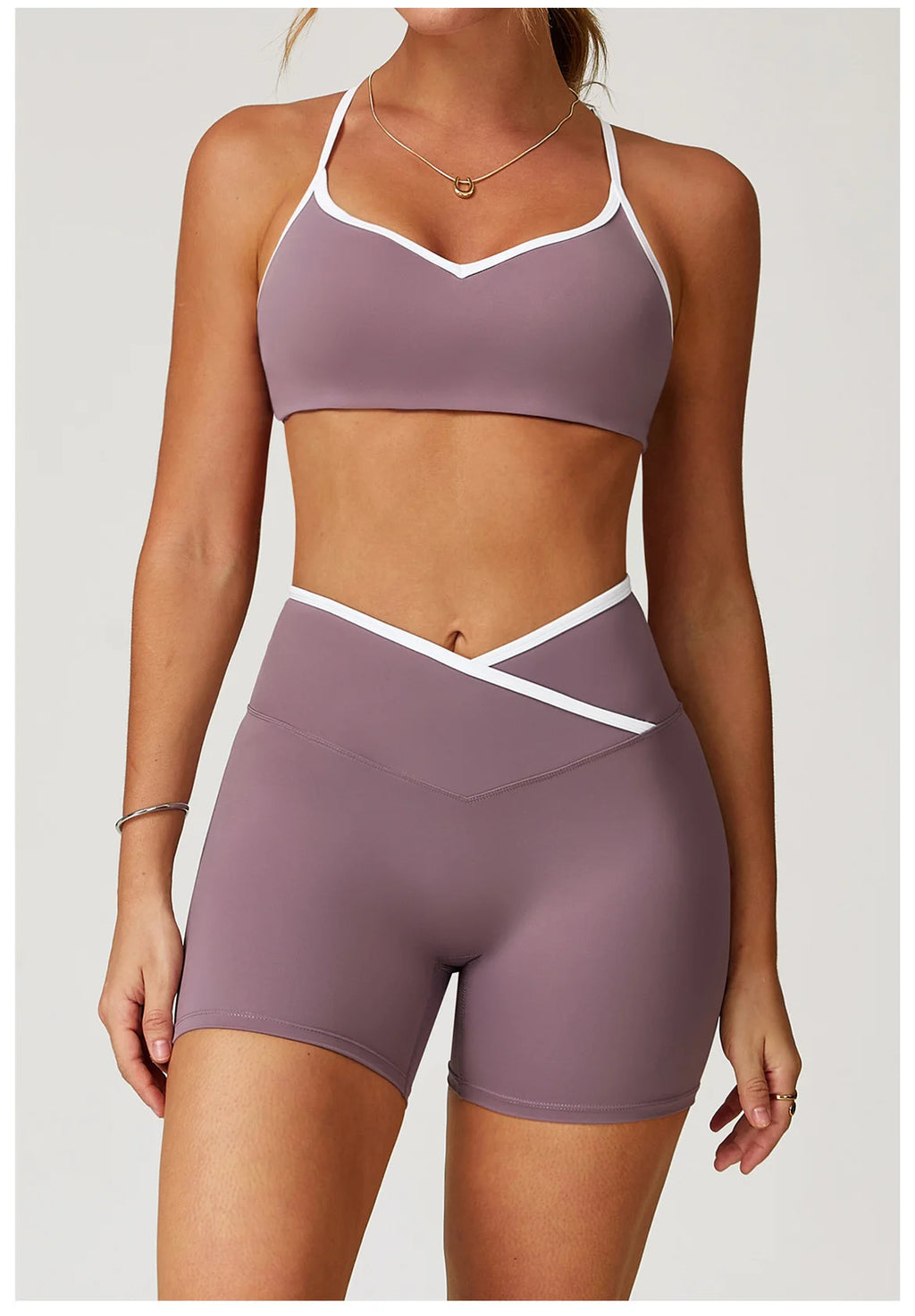 Yoga Set 2 Pieces Workout Clothes Women's Tracksuit Sportswear Gym Clothing High Waist Bell-bottoms Sexy Fitness Bta Sports Suit