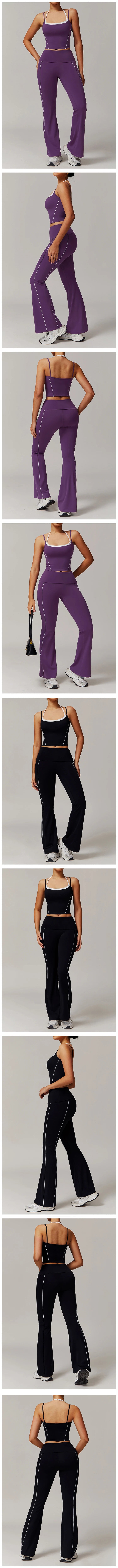 Yoga Set 2PCS Gym Workout Clothes for Women Gym Clothing Push Up Bra High Waist Leggings Sexy Fitness Sportswear Sports Suits