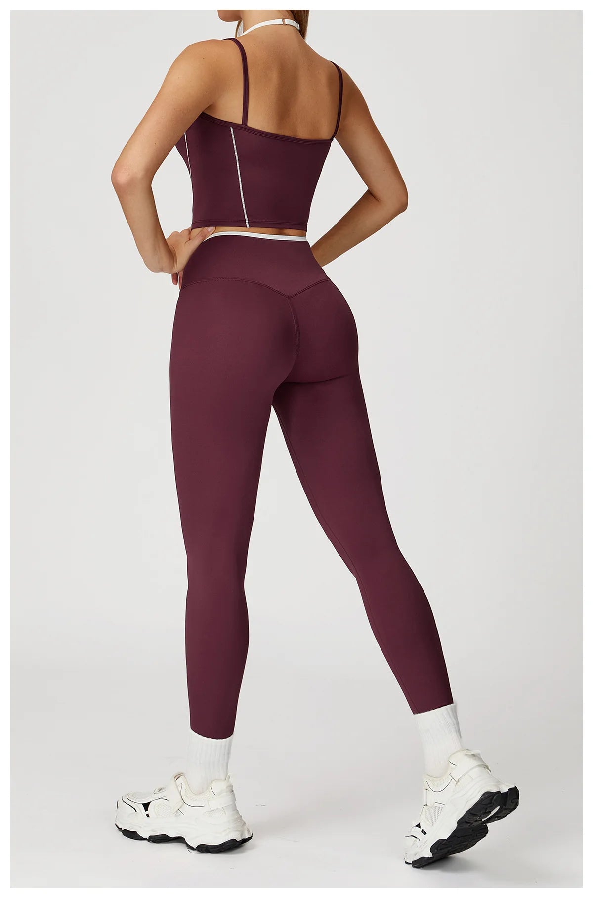 Yoga Set 2PCS Gym Workout Clothes for Women Gym Clothing Push Up Bra High Waist Leggings Sexy Fitness Sportswear Sports Suits