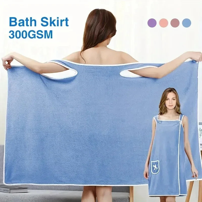 Womens Bath Towels Girls Wearable 140*85Cm Fast Drying Bathing Beach Spa Bathrobes Wash Clothing, Shower Bath and Gym Towel Hot