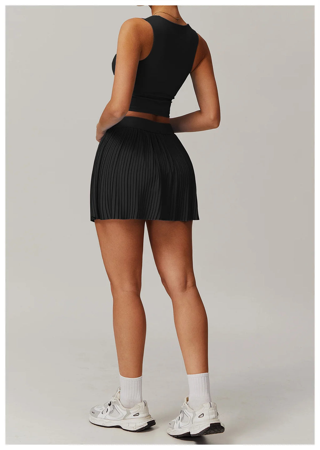 Yoga Sets Workout Sets for Women 2 Pieces Gym Suits Long Sleeved Outfits Zipper Fitness Jacket Running Short Skirt Sportswear