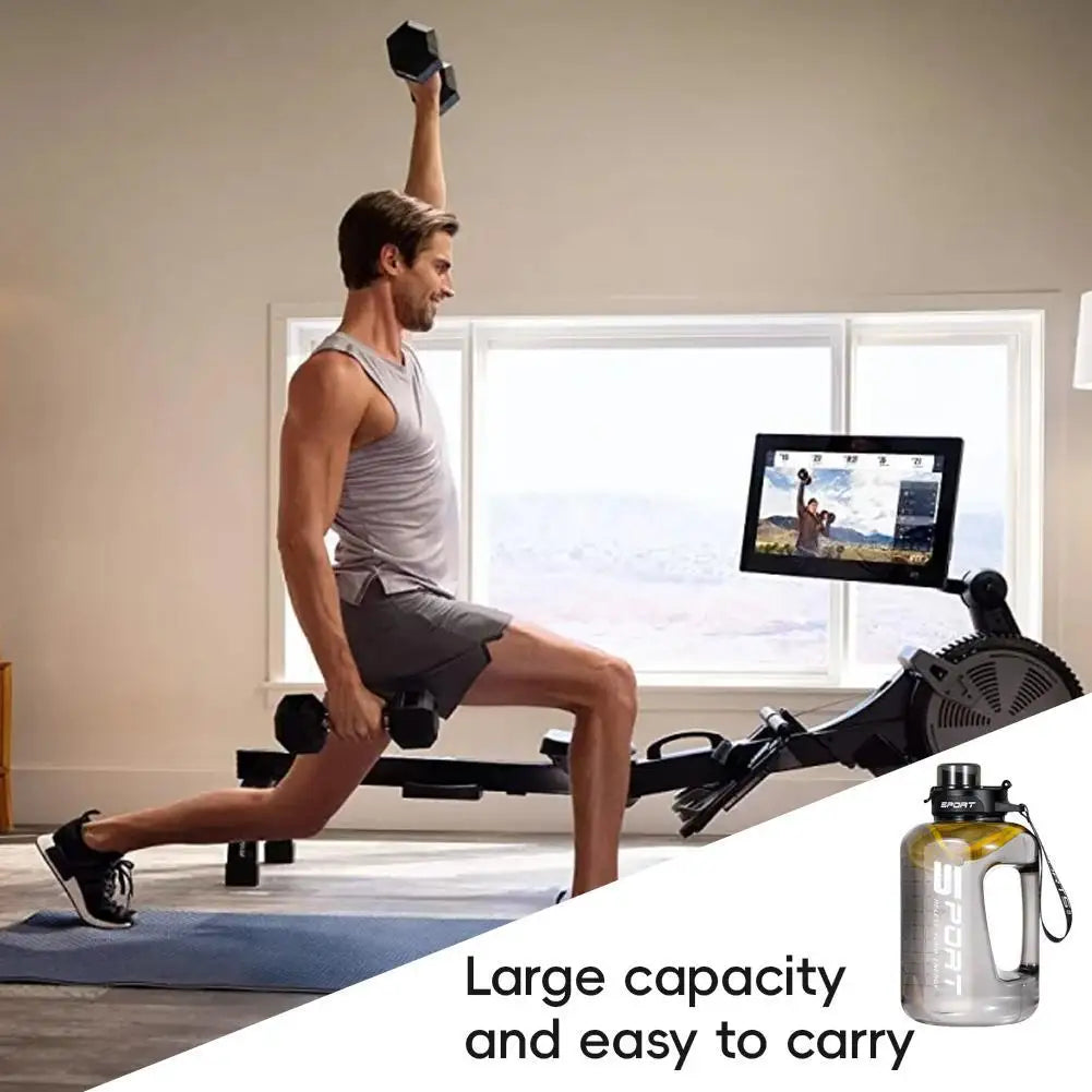 Sports Water Bottle Gym Cycling Cup Portable Large Capacity Water Bottle For Fitness Camping Water Kettle ﻿