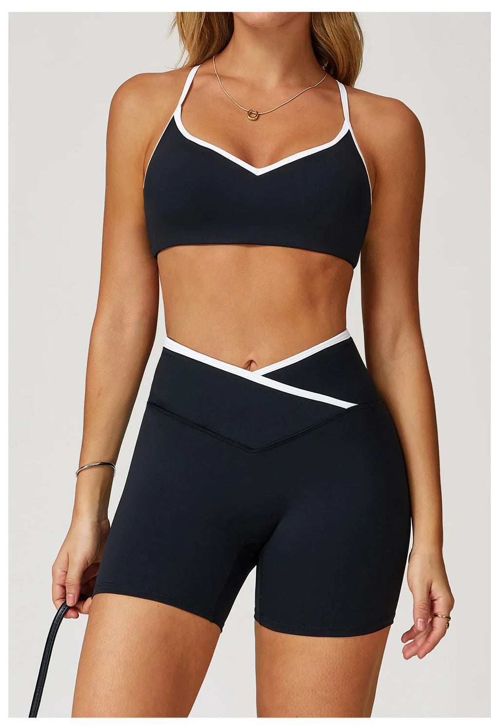 Yoga Set 2 Pieces Workout Clothes Women's Tracksuit Sportswear Gym Clothing High Waist Bell-bottoms Sexy Fitness Bta Sports Suit