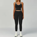 Gym Tracksuit Yoga Set 2 Pieces Workout Outfits Fitness Sportswear High Waist Leggings Sports Bra Athletic Wear Women Clothes