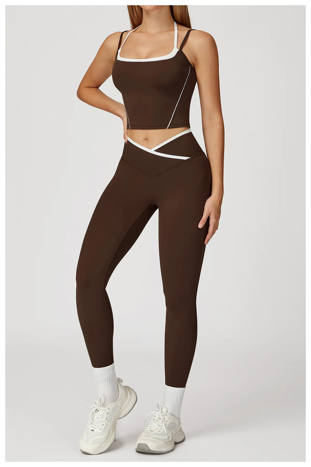 Yoga Set 2PCS Gym Workout Clothes for Women Gym Clothing Push Up Bra High Waist Leggings Sexy Fitness Sportswear Sports Suits