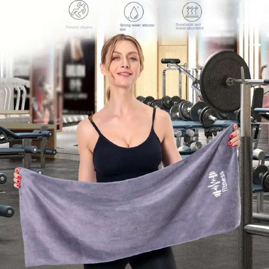 Sports Towel for Gym Yoga Travel - Quick Dry Lightweight Absorbent Non-Slip Multi-Purpose Fitness Towel