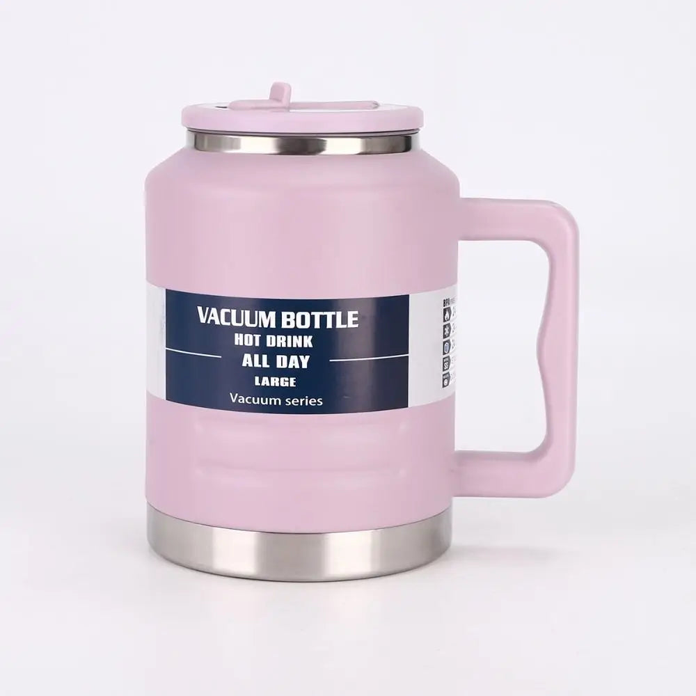Portable Insulated Water Bottle Thickened Stainless Steel Gym Bottles Broken-resistant with Handle Drinks Bottle for Man Women