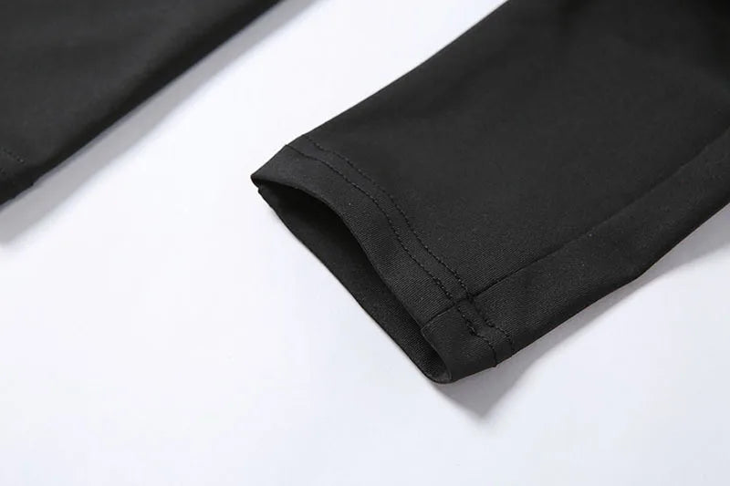 2025 Spring New Women's Long Sleeve Slimming High Waist and Hip Lifting Sports Jumpsuit Sexy and Fashion Small Foot Tight Pants