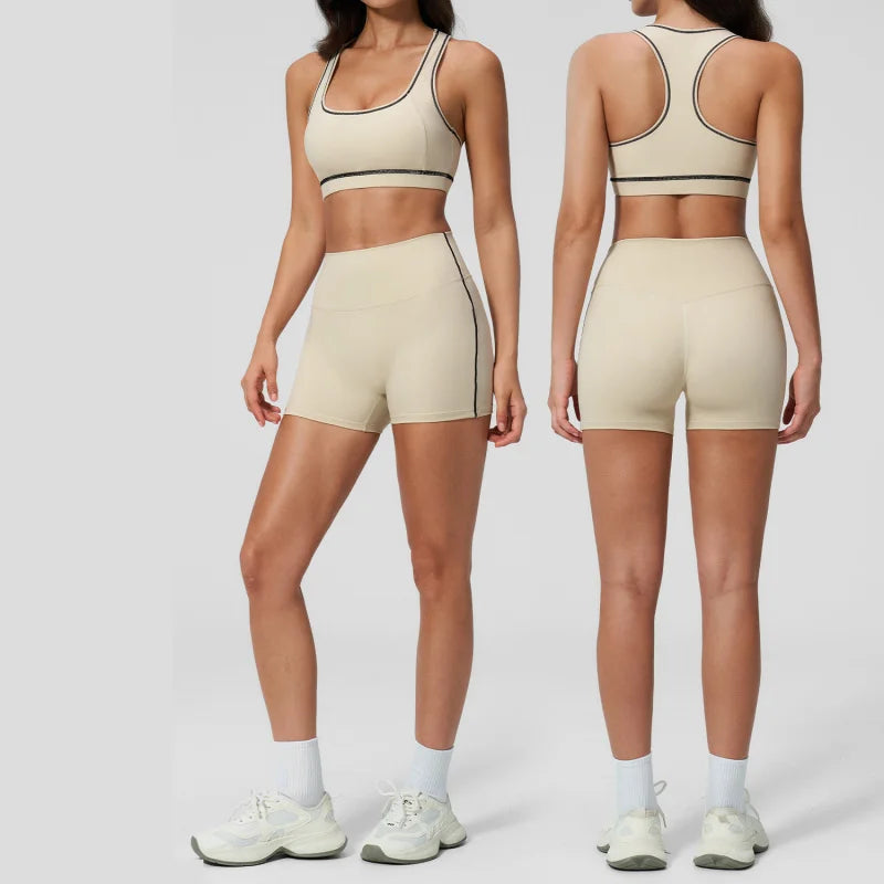 Summer Yoga Outfit For Women Women's Tracksuit Tight-fitting Versatile Fitness Shorts Quick-dry Sexy Outfits Sports Yoga Wear