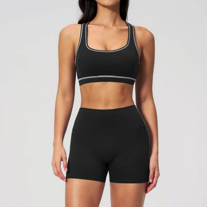 Summer Yoga Outfit For Women Women's Tracksuit Tight-fitting Versatile Fitness Shorts Quick-dry Sexy Outfits Sports Yoga Wear