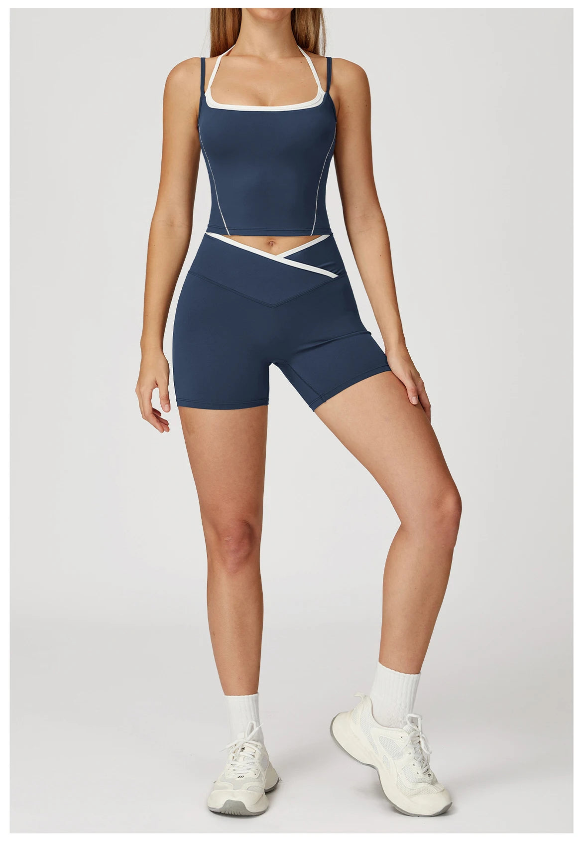 Yoga Set 2PCS Gym Workout Clothes for Women Gym Clothing Push Up Bra High Waist Leggings Sexy Fitness Sportswear Sports Suits