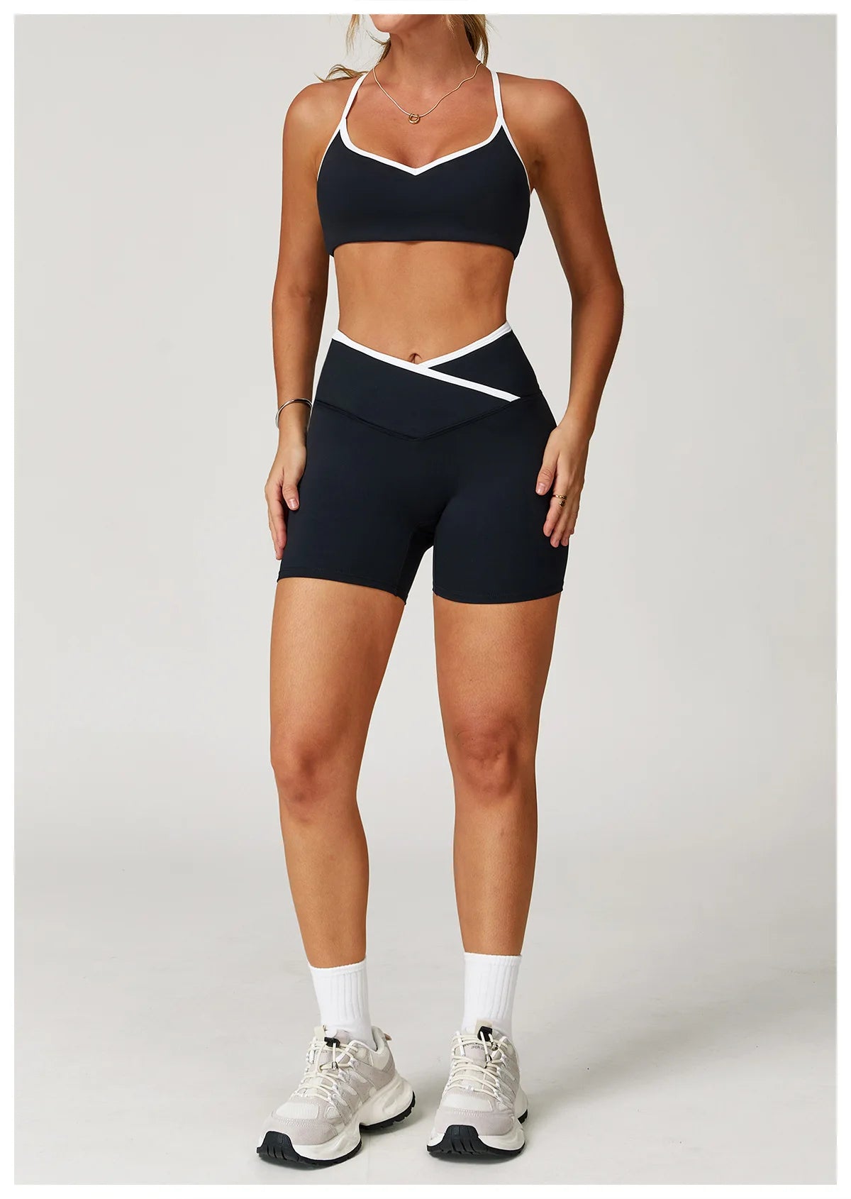 Yoga Set 2 Pieces Workout Clothes Women's Tracksuit Sportswear Gym Clothing High Waist Bell-bottoms Sexy Fitness Bta Sports Suit