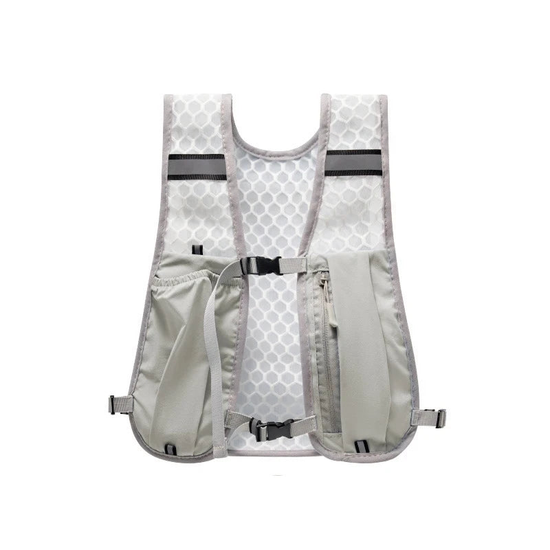 2026 Running Water Bottle Storage Vest Lightweight Running Vest Reflective Hydration Water Chest Pack With Phone Holder