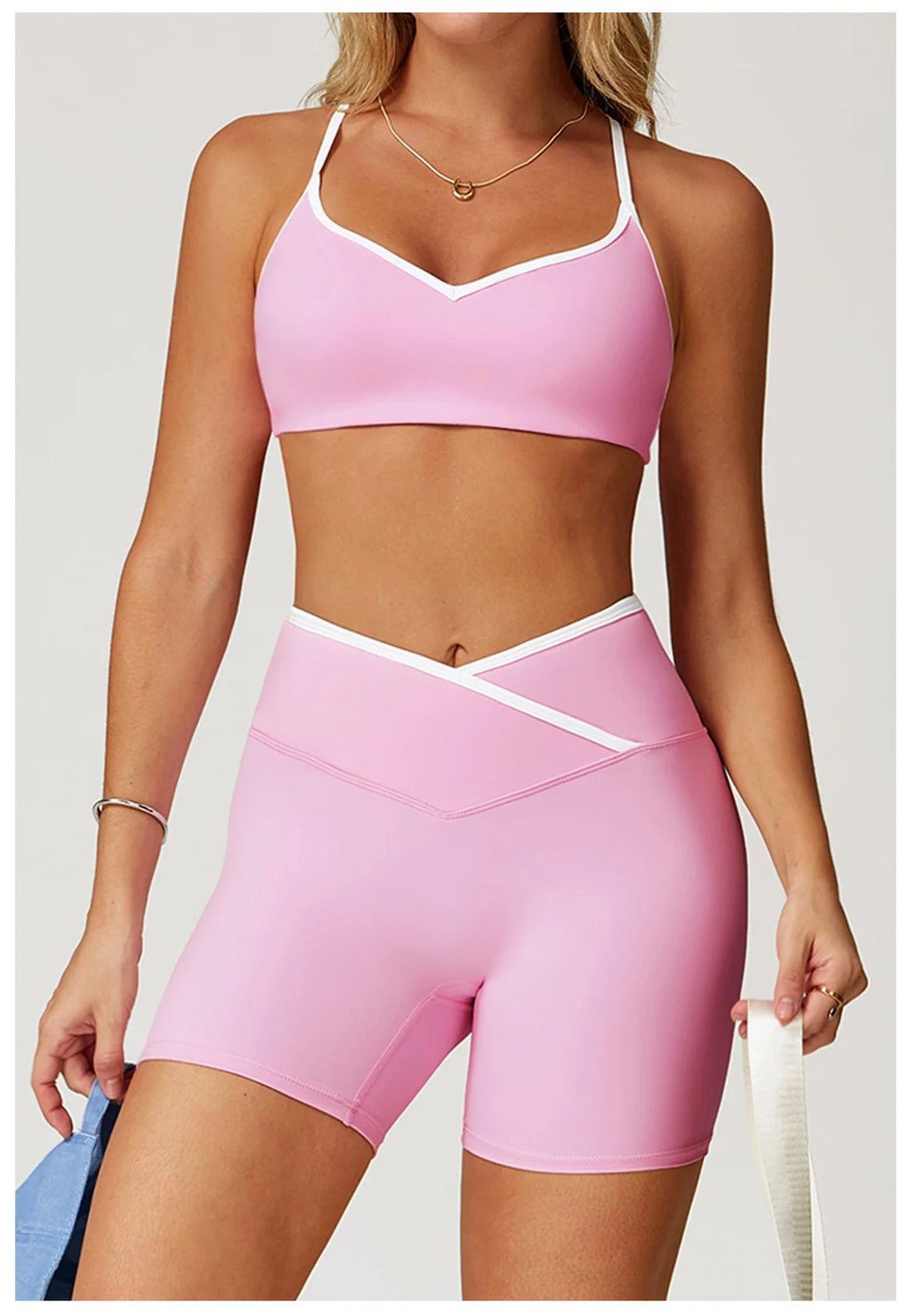 Yoga Set 2 Pieces Workout Clothes Women's Tracksuit Sportswear Gym Clothing High Waist Bell-bottoms Sexy Fitness Bta Sports Suit