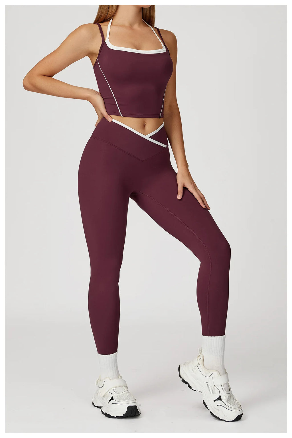 Yoga Set 2PCS Gym Workout Clothes for Women Gym Clothing Push Up Bra High Waist Leggings Sexy Fitness Sportswear Sports Suits