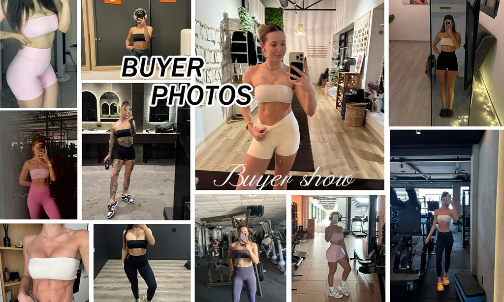 Summer Two Piece Fitness Sports Set Women Workout Yoga Outfit Strapless Bra Woman 2Ps Gym Crop Top Deportivos Mujer Gym Suits